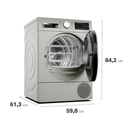 Secadora con Bomba de Calor 9 kg Serie 6 WQG2450XCL Bosch4#Inox