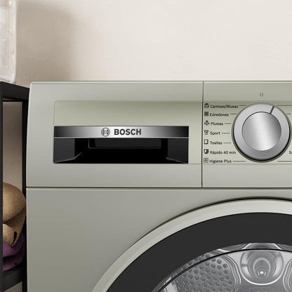 Secadora con Bomba de Calor 9 kg Serie 6 WQG2450XCL Bosch5#Inox