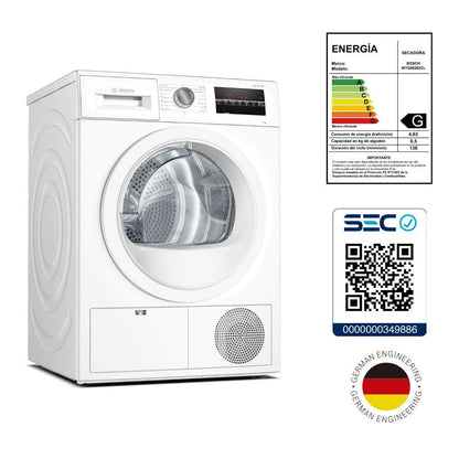 Serie 6 Secadora de condensación WTG86263CL 7 kg  Bosch3#Blanco