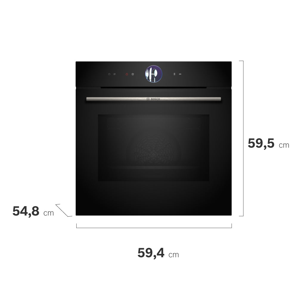 Horno con Microondas HMG7764B1 Serie 8 Bosch6#Negro
