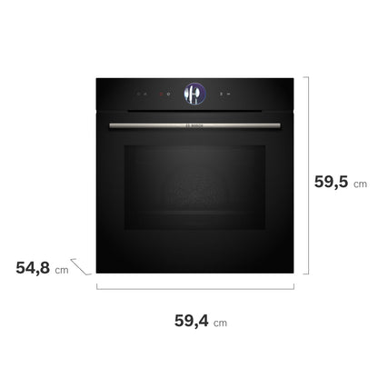 Horno con Microondas HMG7764B1 Serie 8 Bosch6#Negro
