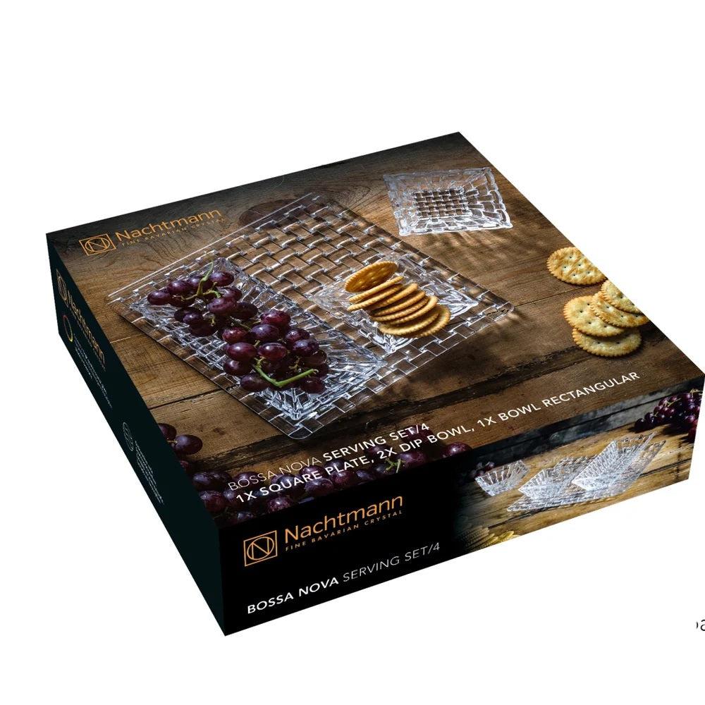 Set Plato Bossa Nova + 3 Pocillos Aperitivo Nachtmann3#Sin color