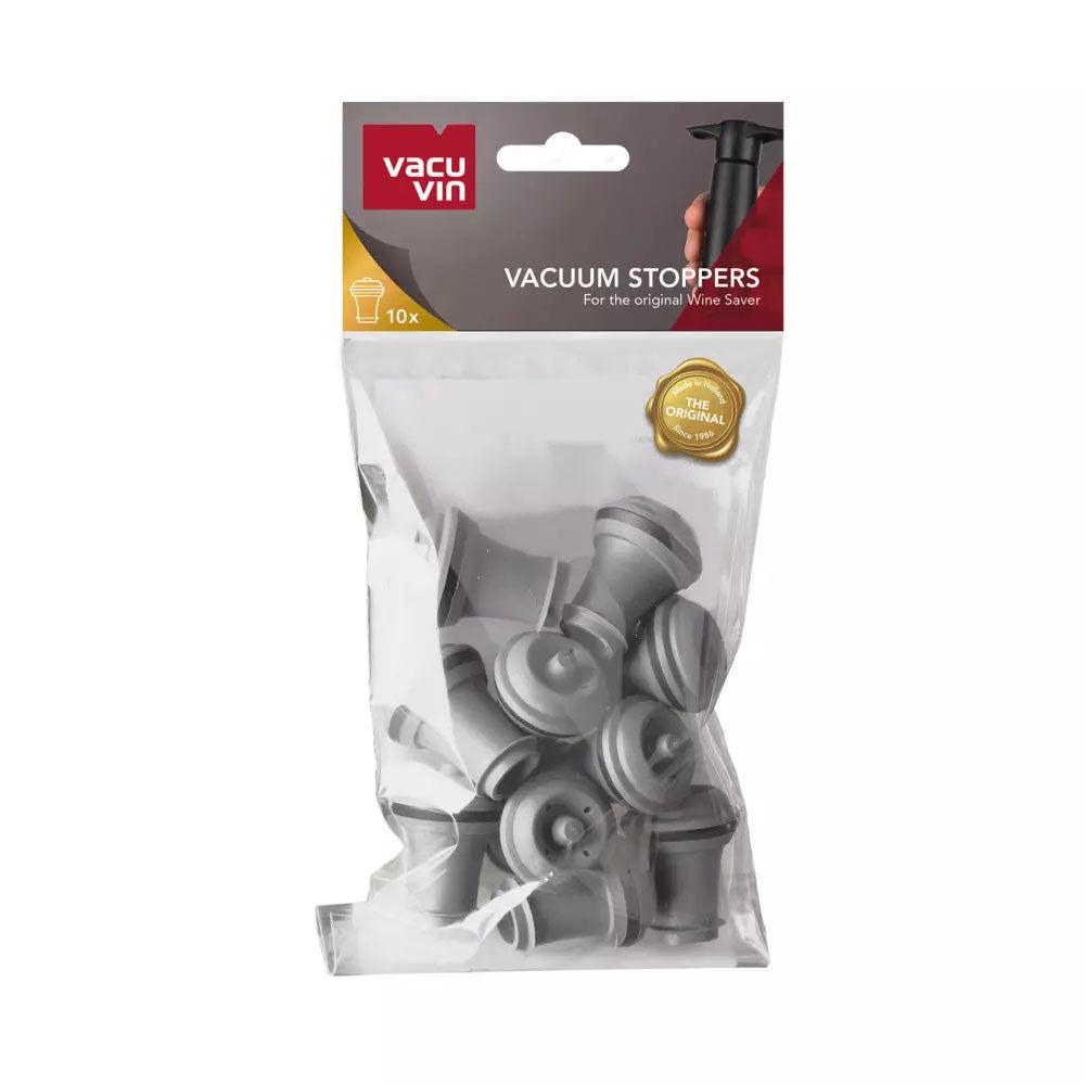 Set 10 Tapones de Vacío para Vino Vacuvin5#Gris