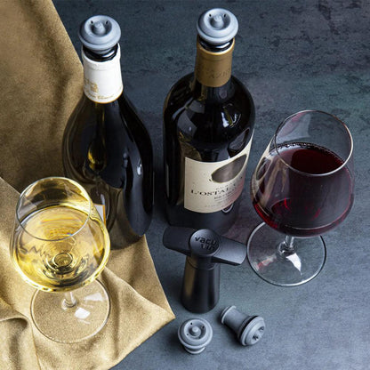 Set 10 Tapones de Vacío para Vino Vacuvin2#Gris
