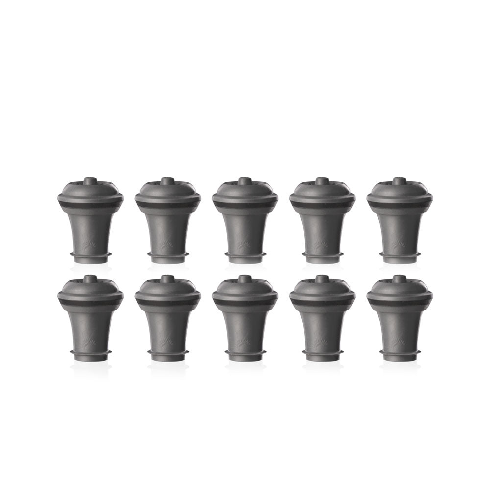 Set 10 Tapones de Vacío para Vino Vacuvin3#Gris