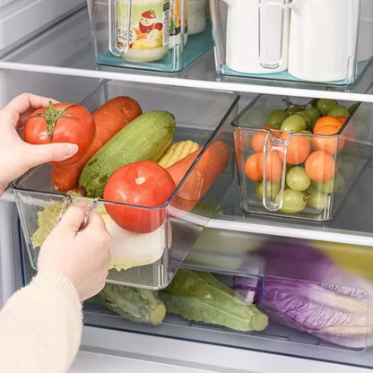 Set 2 Contenedores Para Refrigerador Tapa y Asa Santú Home & Deco2#Sin color