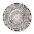 Set 2 Individuales Tahití Circular B2#Blanco