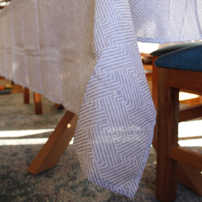 Set 2 Manteles Antimanchas Floral y Tide 130x180 cm Decoexpress6#Sin color