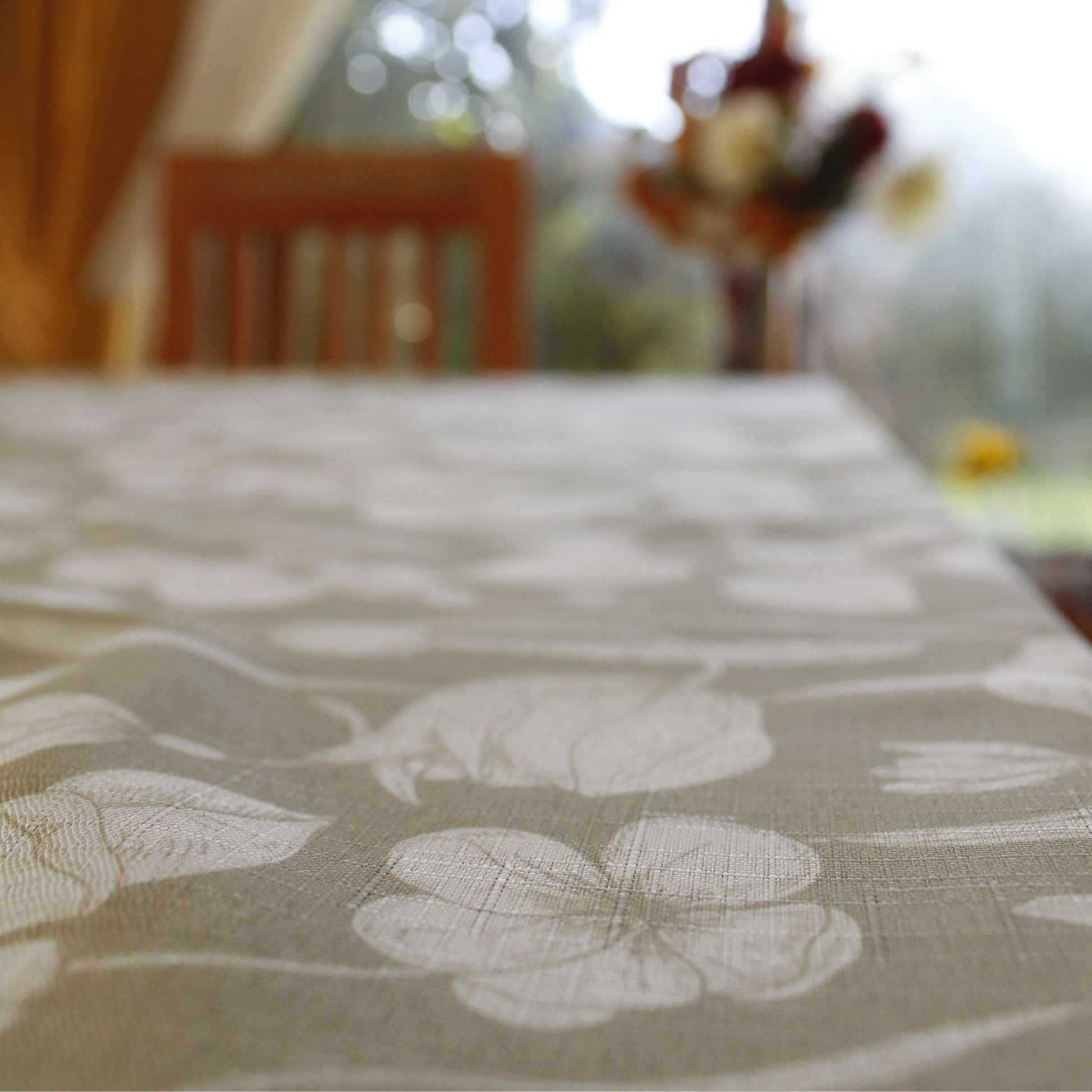 Set 2 Manteles Antimanchas Natural y Botanico 130x180 cm Decoexpress3#Sin color