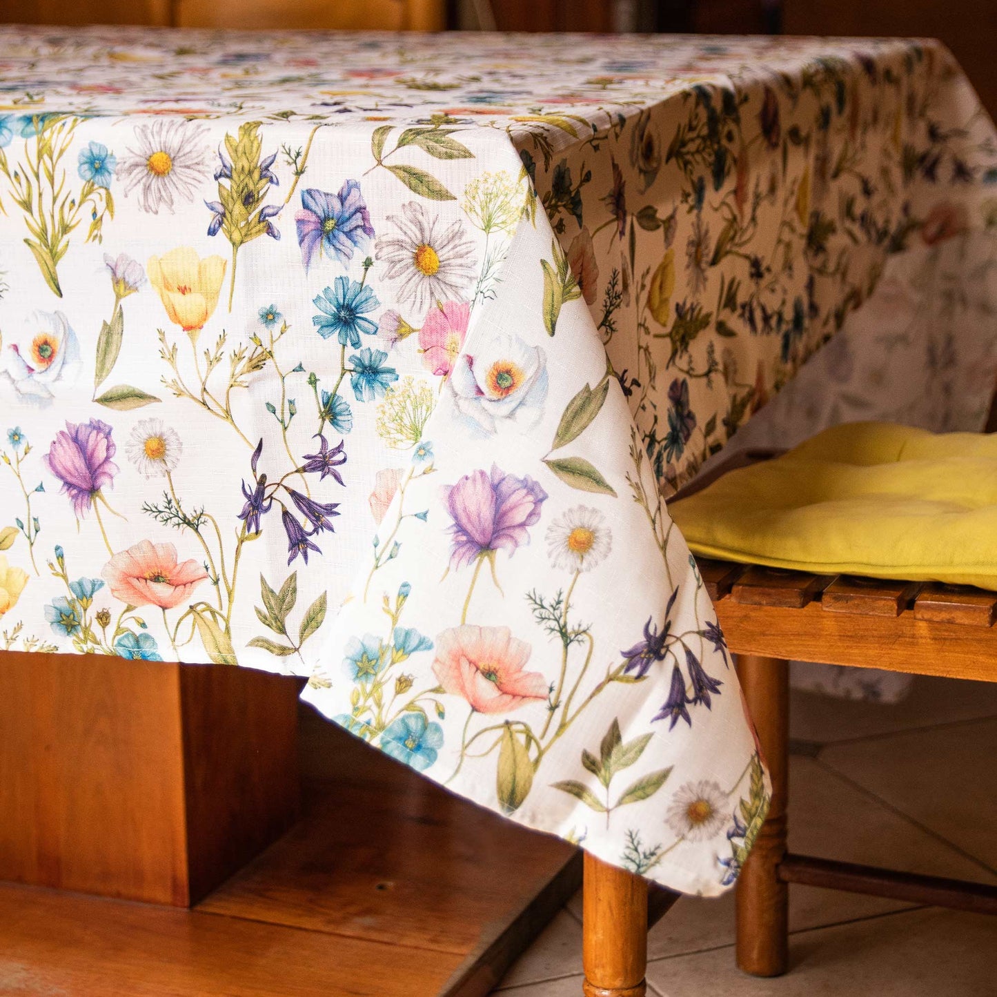 Set 2 Manteles Antimanchas Pradera y Primavera 130x180 cm Decoexpress3#Sin color