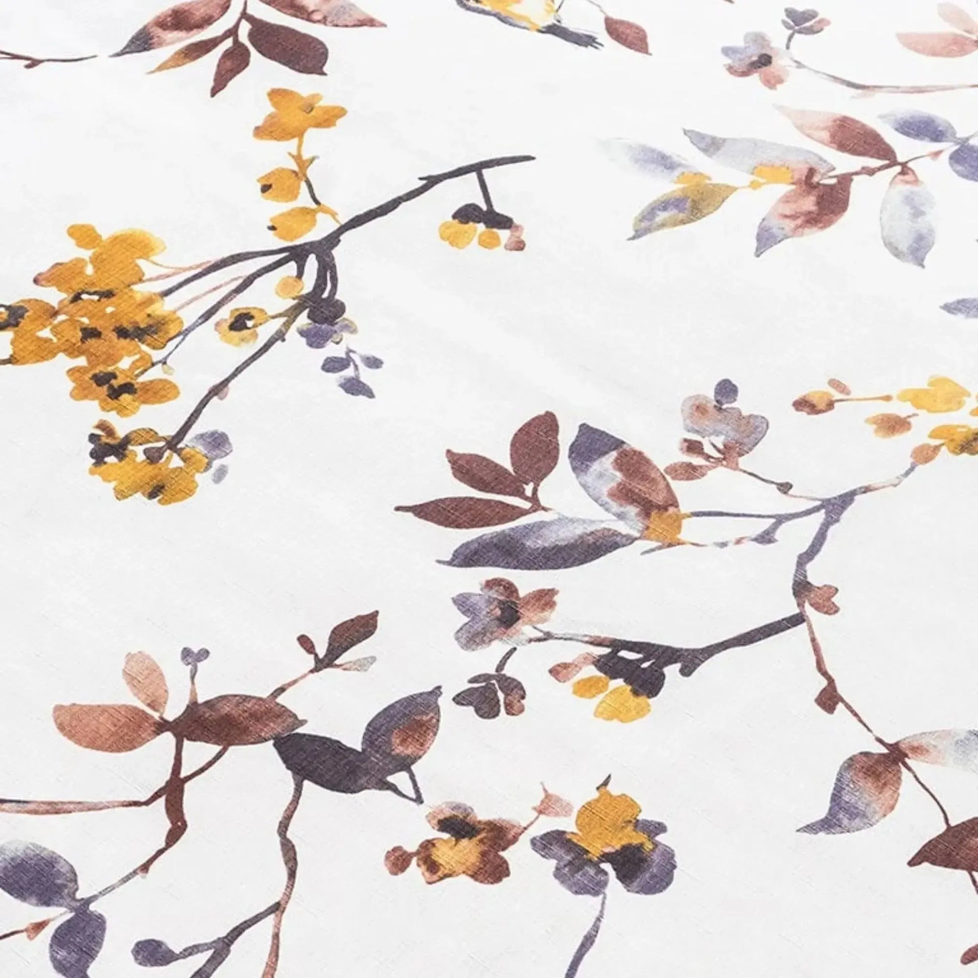 Set 2 Manteles Antimanchas Silvestre y Pájaros 130x180 cm Decoexpress2#Blanco