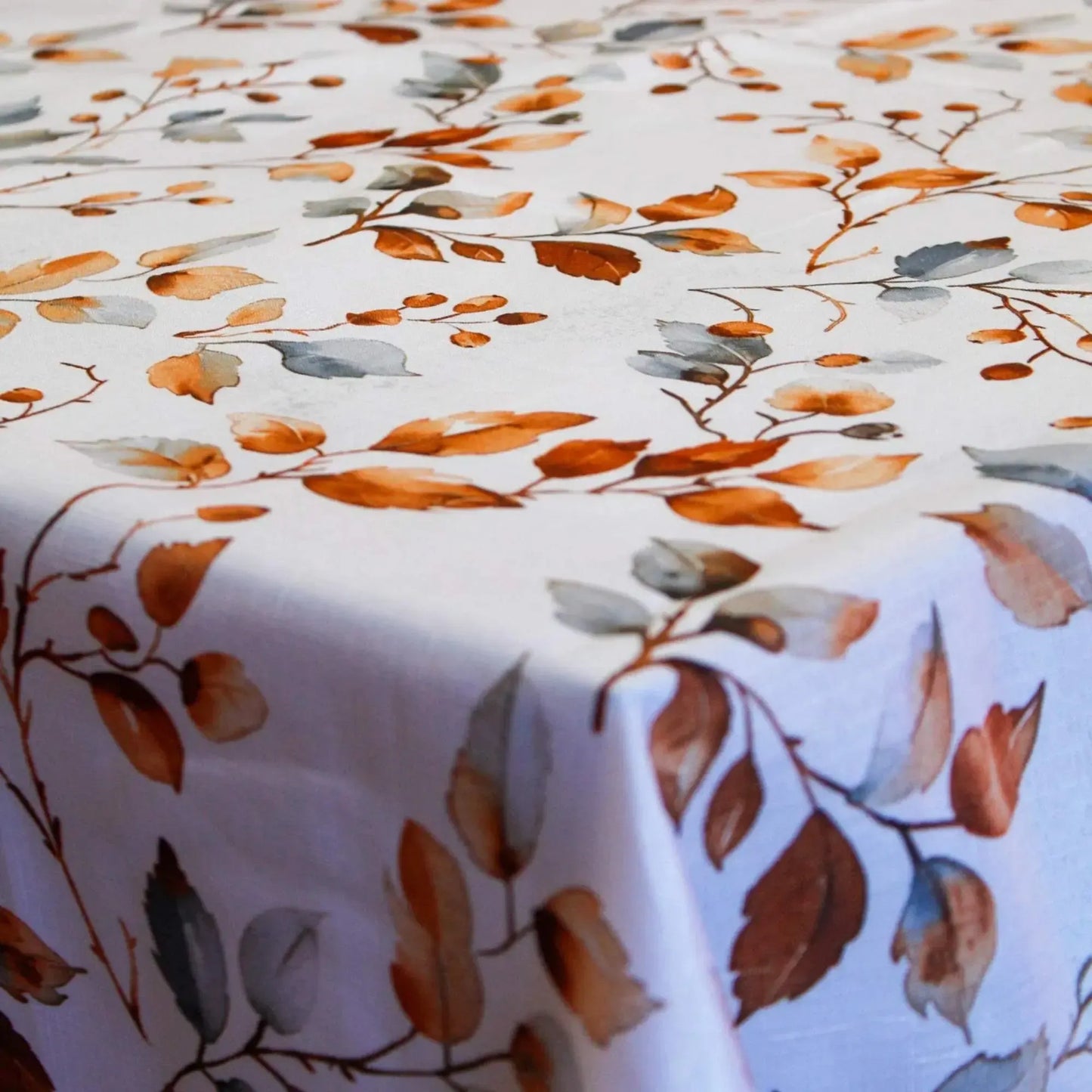Set 2 Manteles Antimanchas Silvestre y Pájaros 130x180 cm Decoexpress4#Blanco