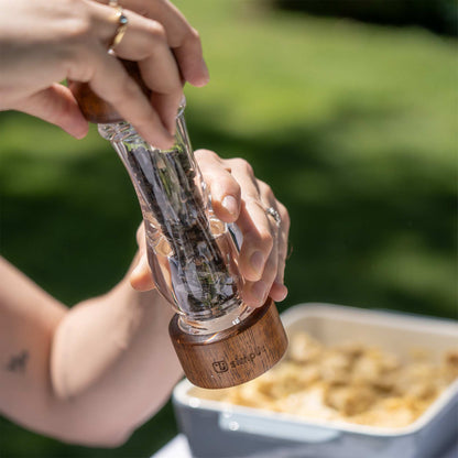 Set 2 Molinillos Sal Pimienta Madera Verona Simplit3#Marrón