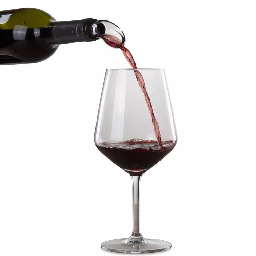 Set 2 Servidores Vino Cortagota Cristal Vacuvin2#Sin color
