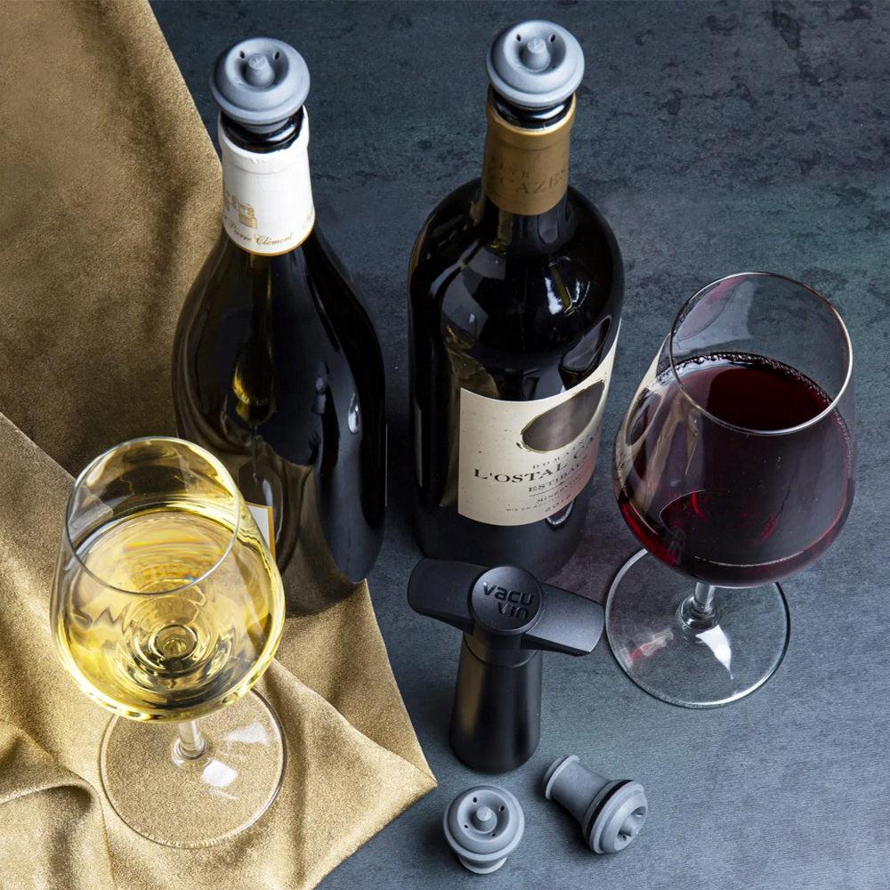 Set 2 Tapones de Vacío para Vino Vacuvin4#Sin color