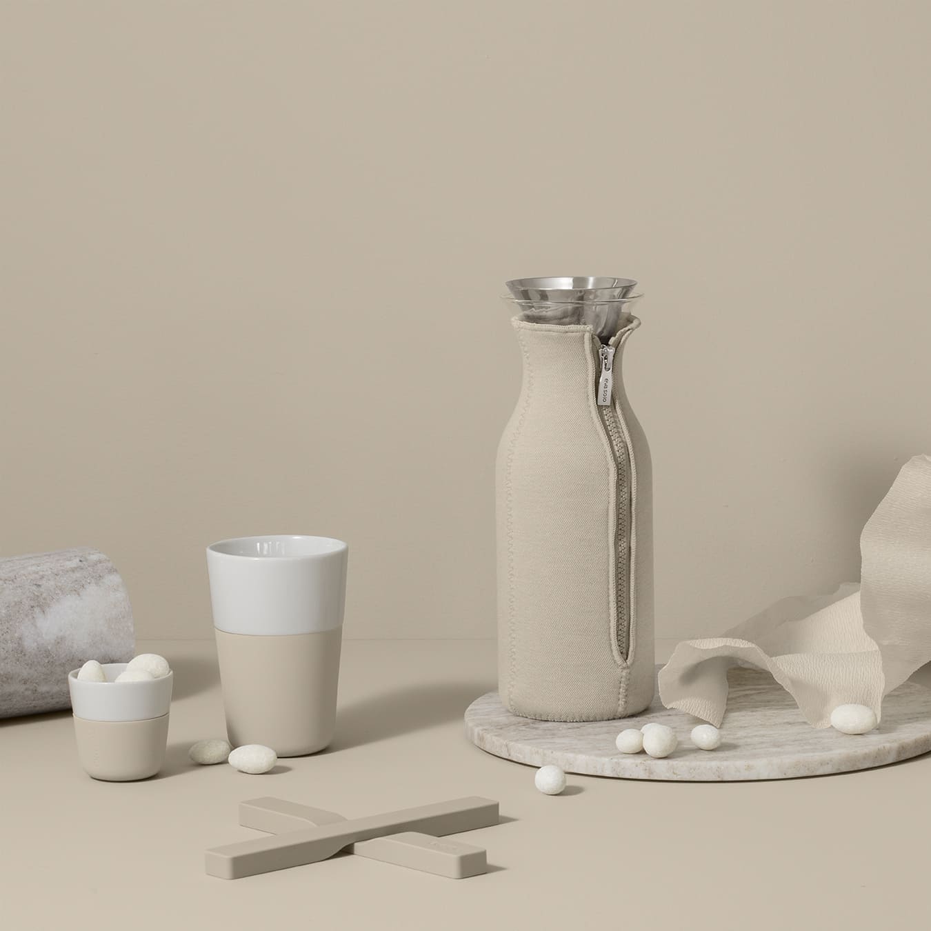 Set 2 Tazas Latte Eva Solo5#Beige