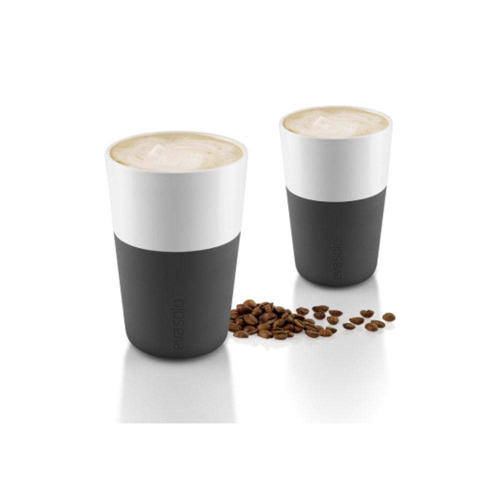Set 2 Tazas Latte Eva Solo7#Negro