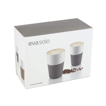 Set 2 Tazas Latte Eva Solo8#Negro