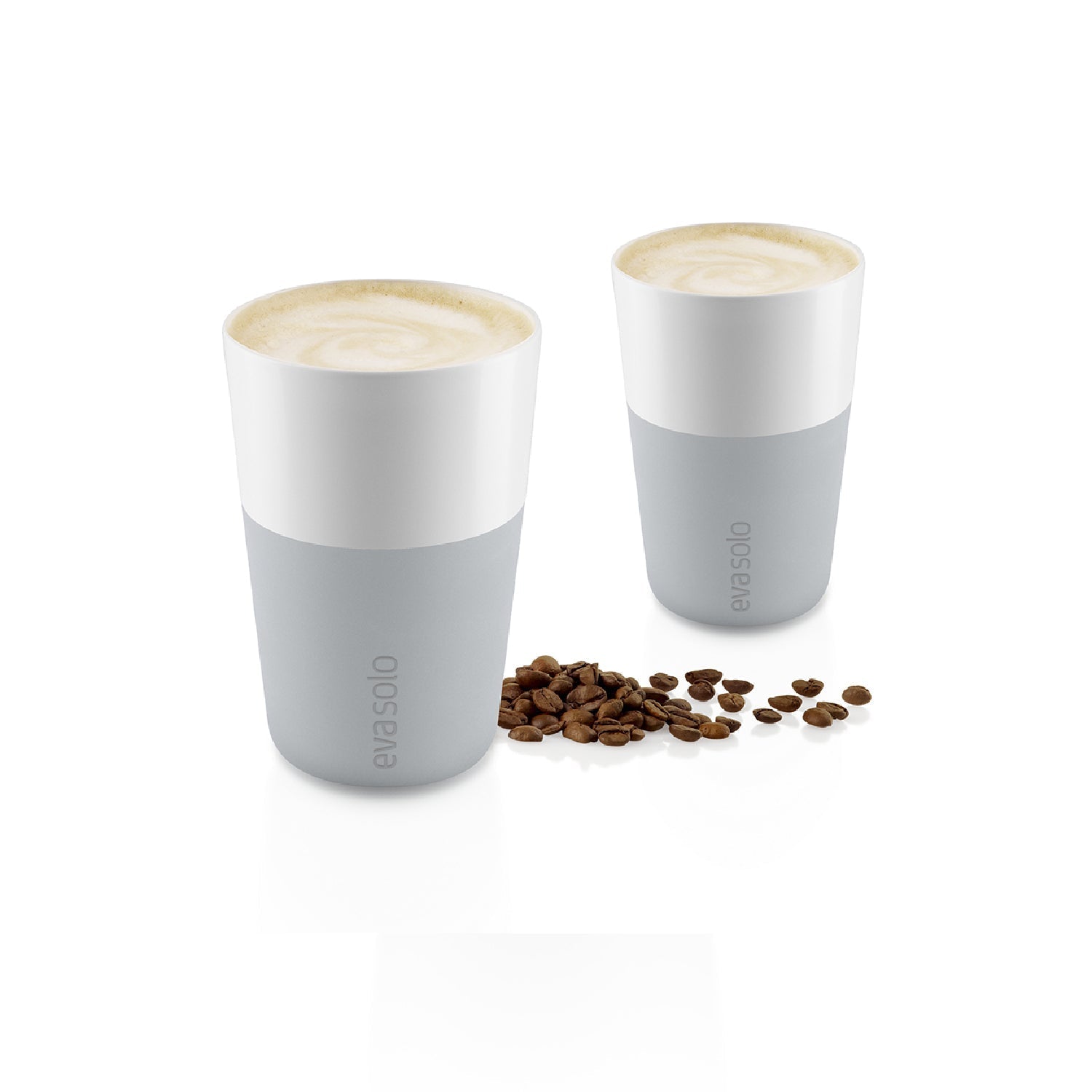 Set 2 Tazas Latte Eva Solo10#Gris