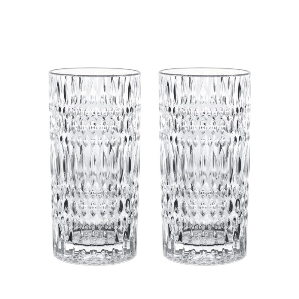 Set 2 Vasos Barista Ethno Latte Macchiatto Nachtmann2#Transparente