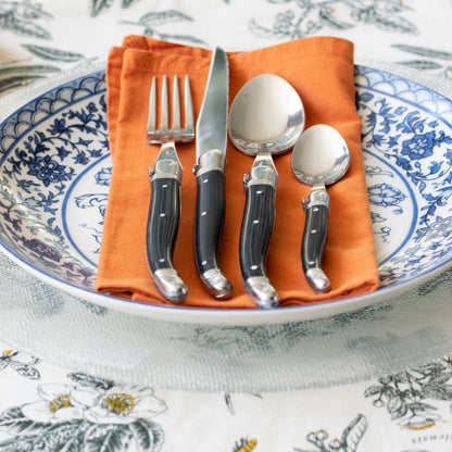 Set Cubiertos 24 Piezas A Granel Jean Nerón Laguiole1#Negro