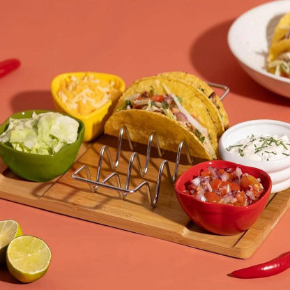 Set 3 Bowls World Foods Fajita Typhoon6#Sin color
