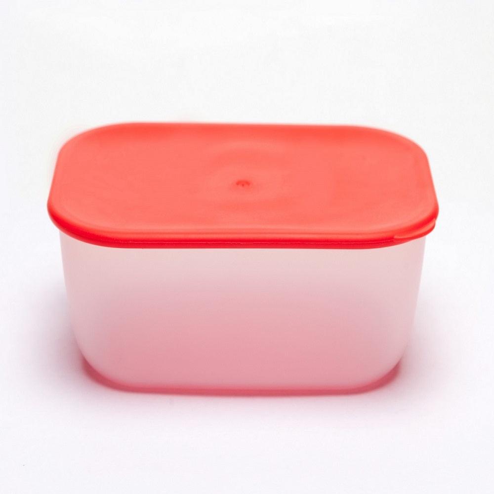 Set 3 Contenedor Rectangular Bipo3#Rojo