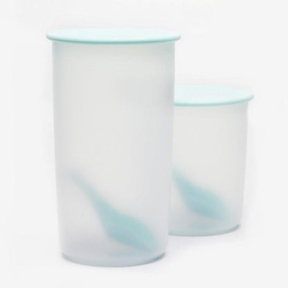 Set 3 Contenedores Cilindricos Bipo8#Verde Menta