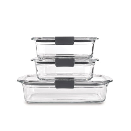 Set De 3 Contenedores Herméticos 2 x 757 Ml y 1 x 1.8 Lts Rubbermaid3#SIn color