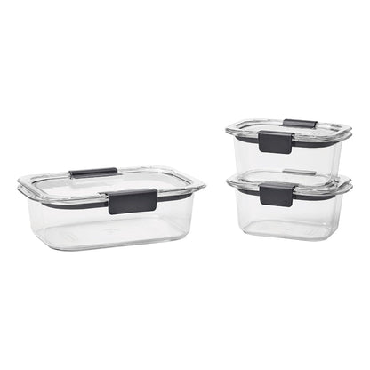 Set De 3 Contenedores Herméticos 2 x 757 Ml y 1 x 1.8 Lts Rubbermaid4#SIn color