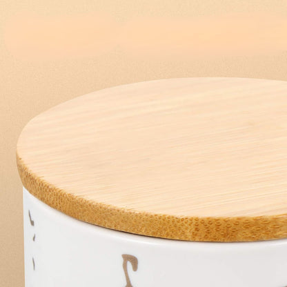 Set 3 Frascos Cerámica Herméticos Santú Home & Deco7#Blanco