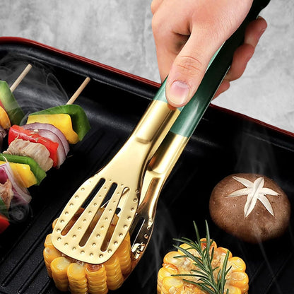 Set 3 Pinzas de Acero para Cocina 23 Cm Santú Home & Deco1#Verde