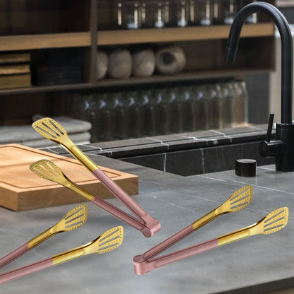 Set 3 Pinzas de Cocina Acero 28 Cm Santú Home & Deco1#Rosa