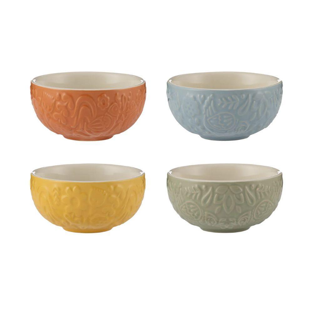 Set 4 Bowls Home To Roost Mason Cash3#Sin color