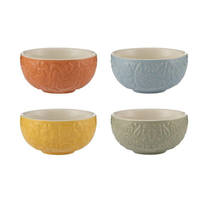 Set 4 Bowls Home To Roost Mason Cash3#Sin color