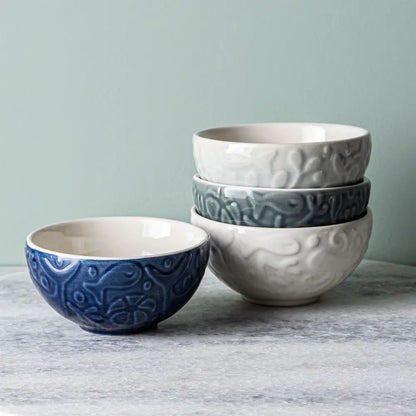 Set 4 Bowls Nautical Mason Cash3#Sin color