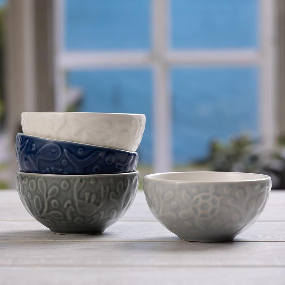 Set 4 Bowls Nautical Mason Cash1#Sin color