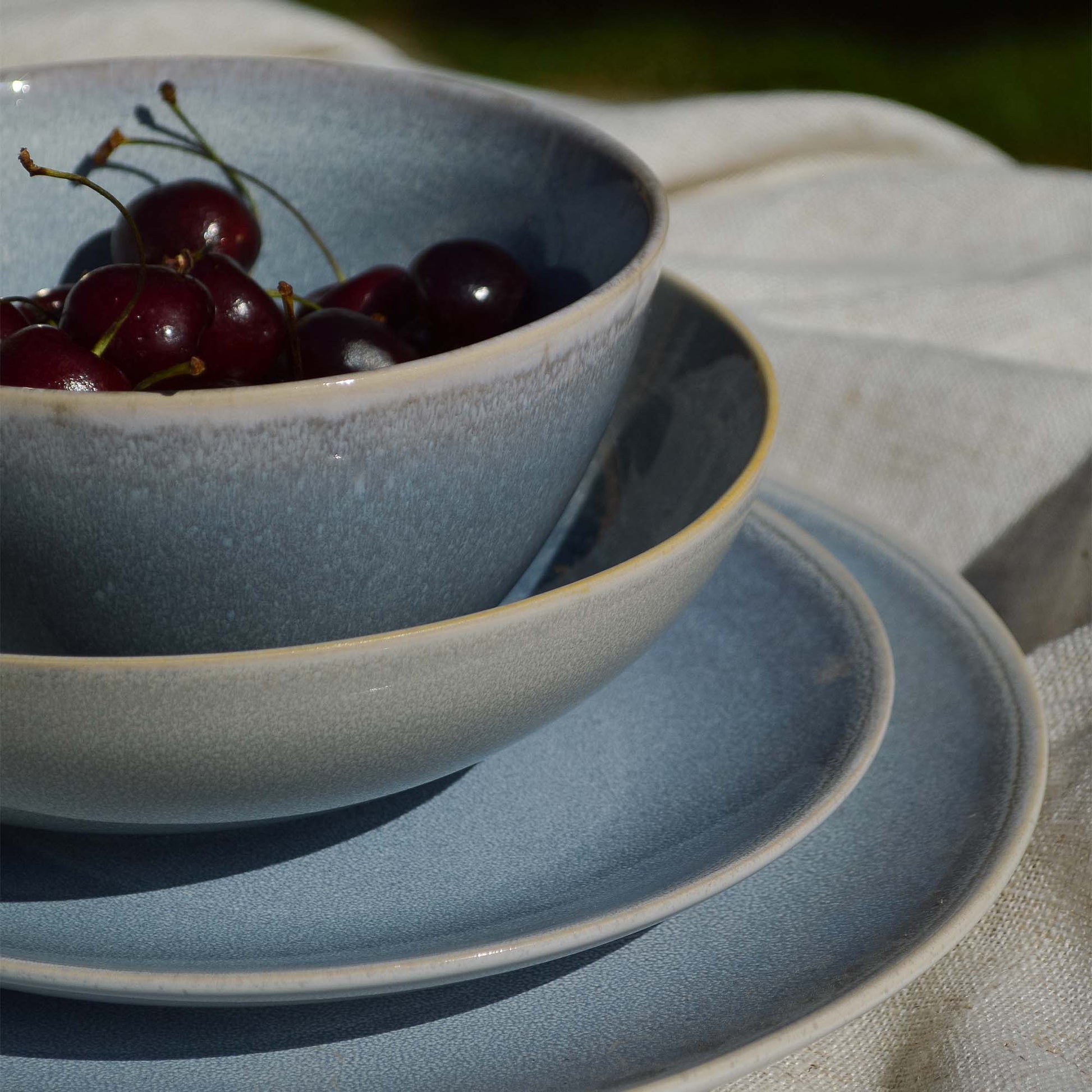 Set 4 Bowls Soperos Cerámica Fuji Decoexpress3#Celeste
