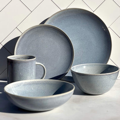 Set 4 Bowls Soperos Cerámica Fuji Decoexpress6#Celeste