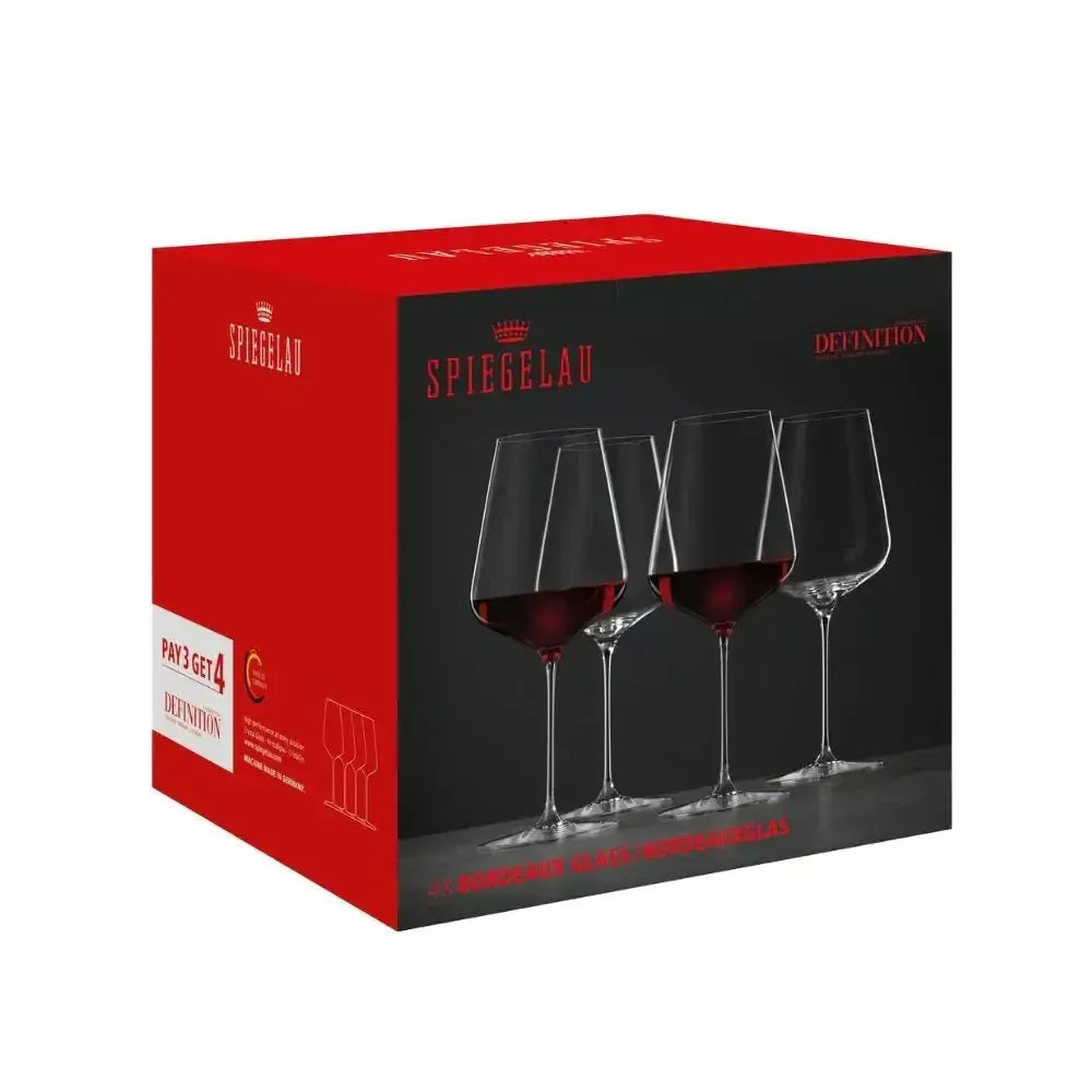 Set 4 Copas Definition Bordeaux Spiegelai-Copas