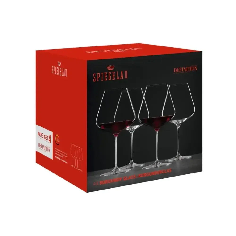 Set 4 Copas Definition Burgundy Spiegelau-Copas