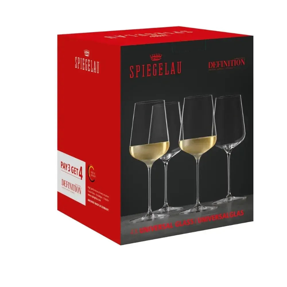 Set 4 Copas Definition Universal Vino Tinto & Blanco Spiegelau-Copas