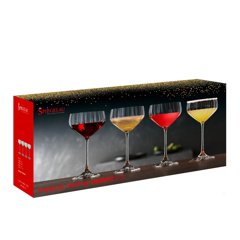 Set 4 Copas Lifestyle Coupette Spiegelau3#Transparente