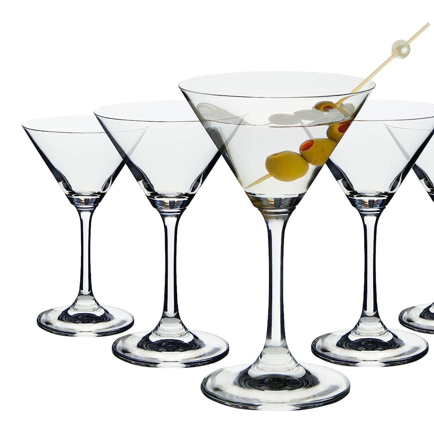 Set 4 Copas Martini Vidrio 274 Ml Importclick8#Transparente
