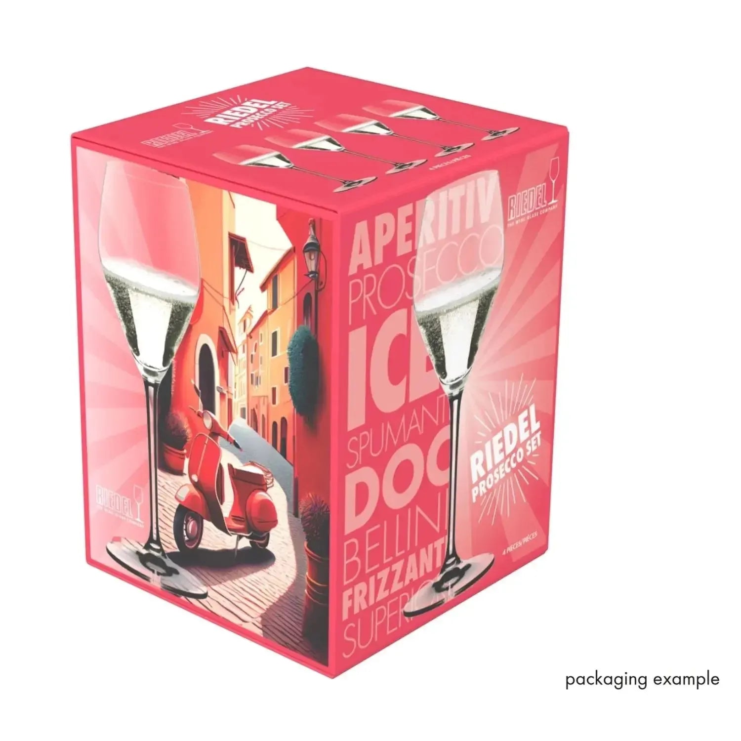 Set 4 Copas Prosecco Riedel-Copas