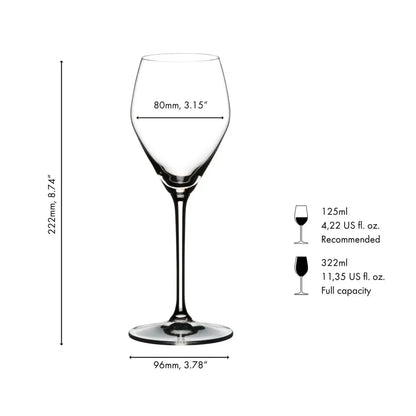 Set 4 Copas Prosecco Riedel-Copas