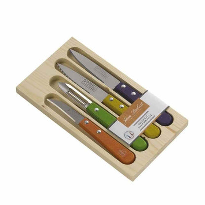 Set 4 Cuchillos Para Vegetales Laguiole Jean Dubost2#Multicolor