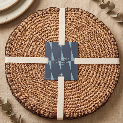 Set 4 Individuales Beige Coquinaria-Accesorios