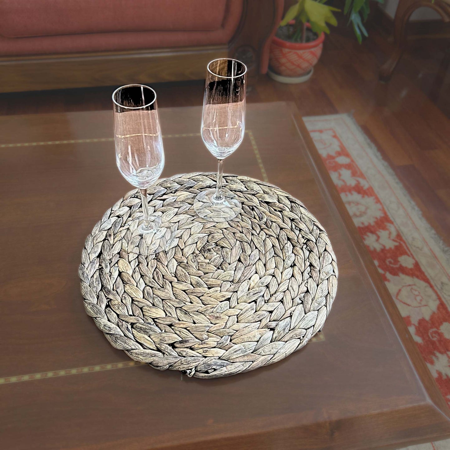 Set 4 Individuales Verna Bohemik2#beige oscuro