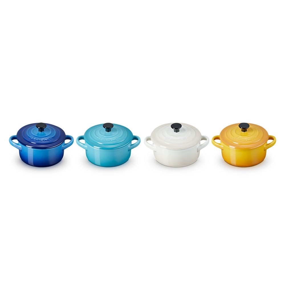 Set 4 Mini Cocottes Riviera Le Creuset3#Multicolor